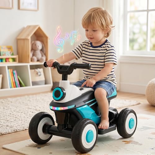 Image of StarAndDaisy Kids Electric Ride-On Motorcycle | Battery Operated 3-Wheel Motorbike with Wide Tyres, Footrest & Easy-to-Ride Design | Electric Ride-On Toy for Boys & Girls