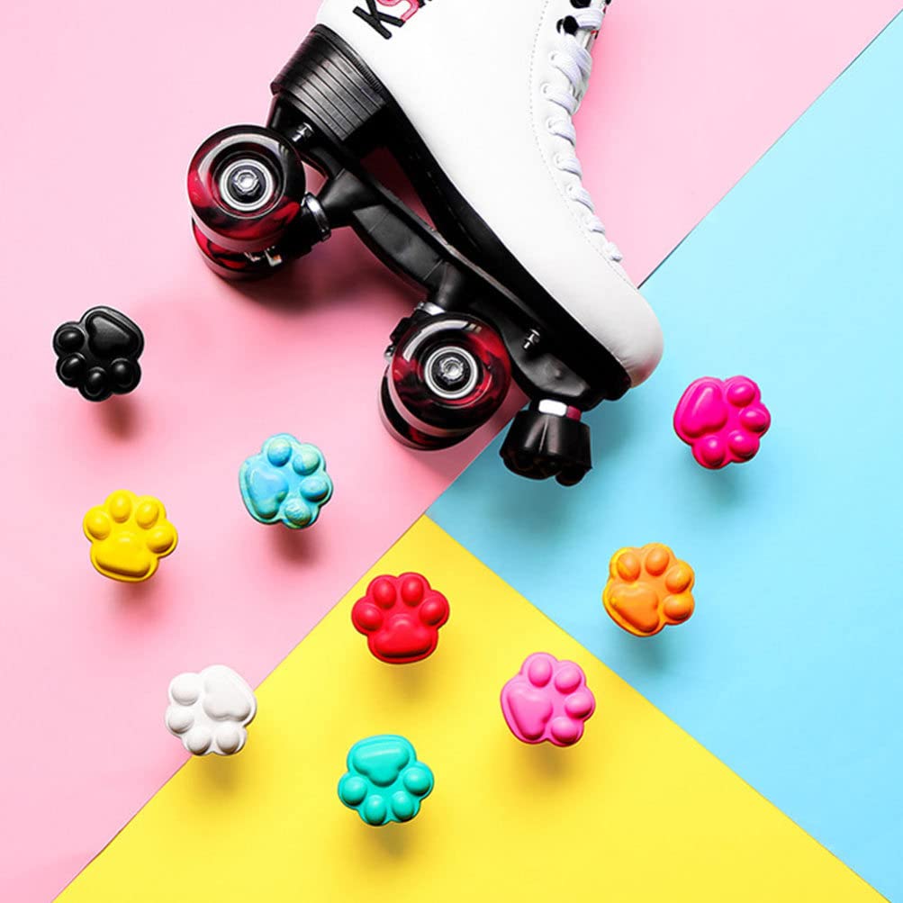 BESPORTBLE 2pcs Roller Brake Head Adjustable Rubber Brake Roller Skates Rubber Brake Ice Skates Stopper Skating Brake Tool Roller Skates Accessory Four Roller Skates Brake Brakes Accessories