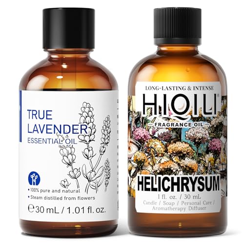 Aceite Esencial de Lavanda True 30ml y Aceite Aromático Helichrysum 30ml
