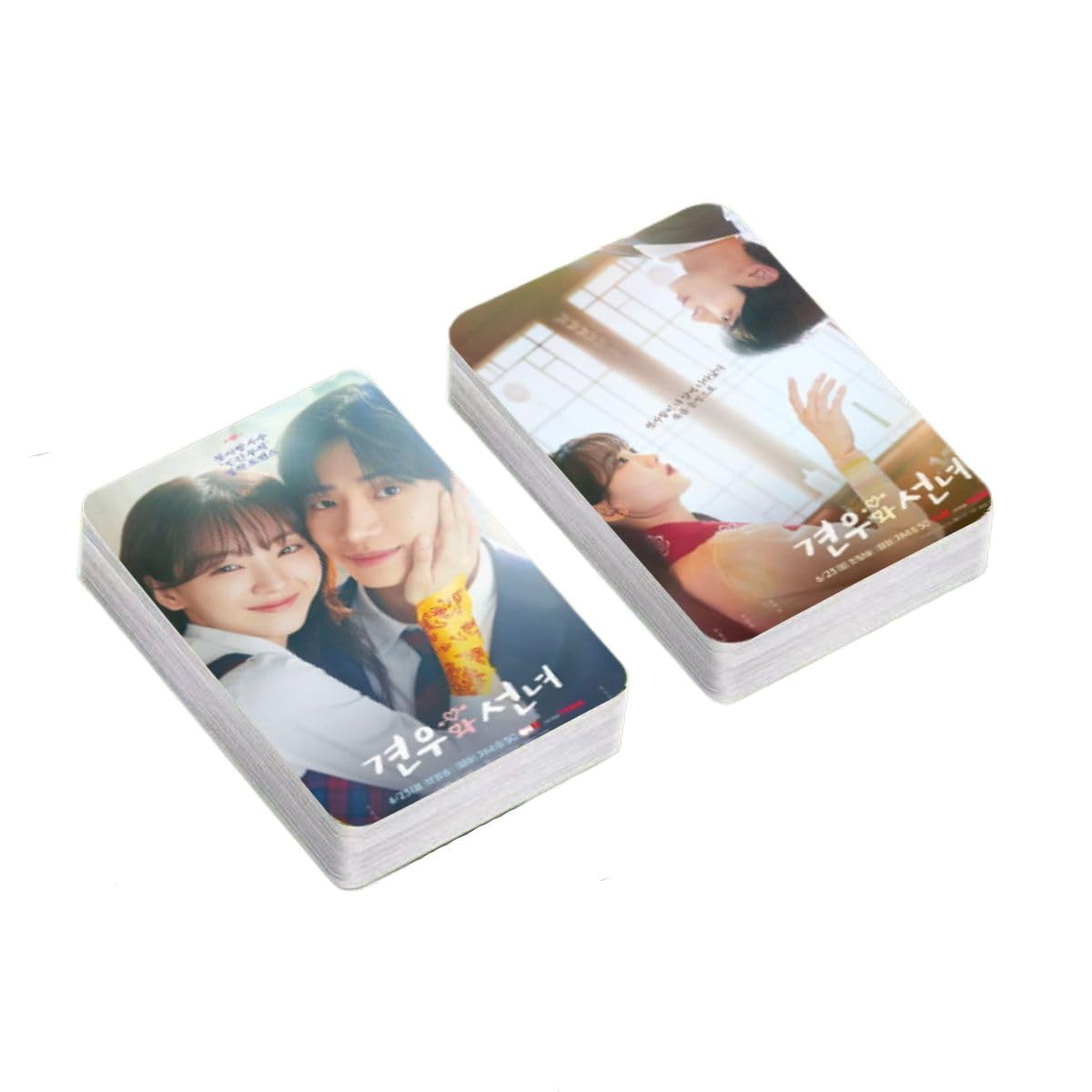 Amazon.co.jp: 巫女と彦星 カード 応援グッズ フォトカード 100枚 チョ