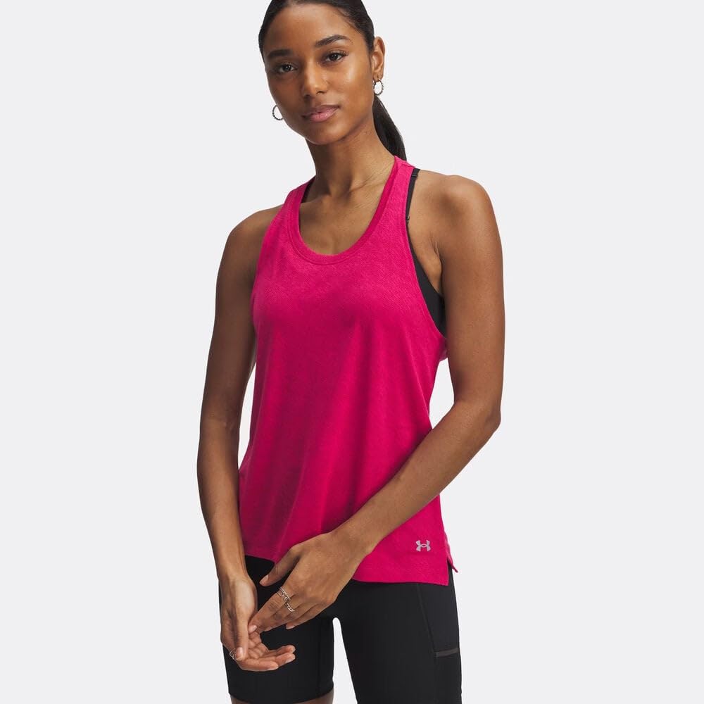 Under Armour Women's Launch Camo Singlet, Breathable and Moisture-Wicking Running Vest, Athletic Sleeveless Tank Top for Women