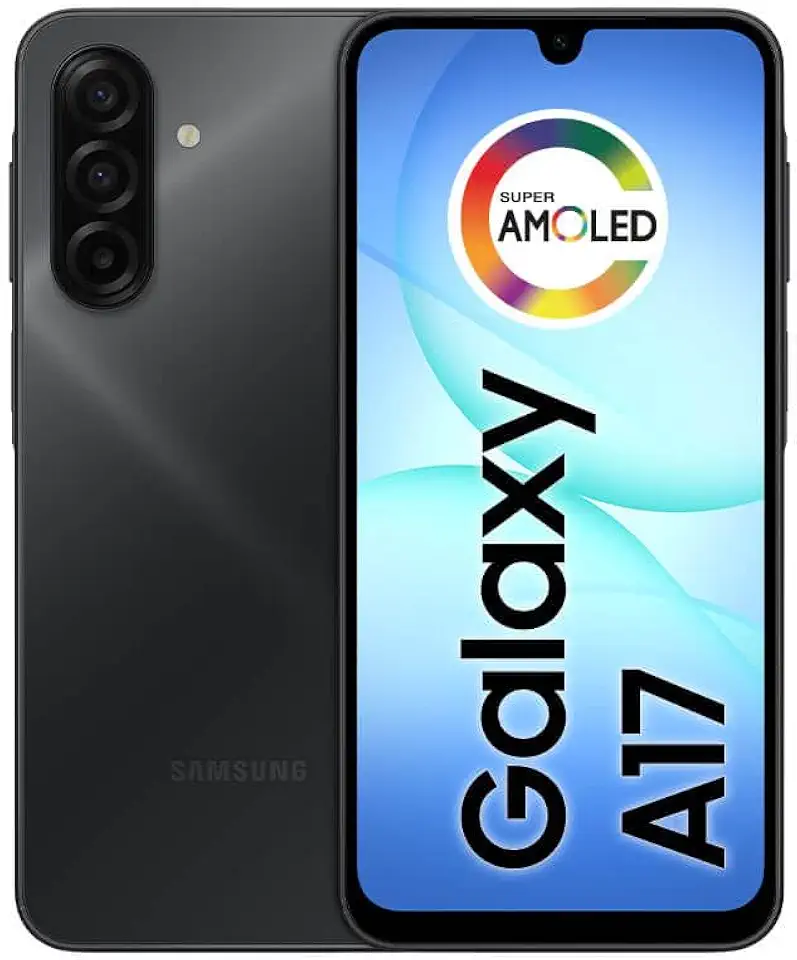 Celular Samsung Galaxy A17, 256GB, 8GB, 50MP Tela 6.7", IP54 - Preto