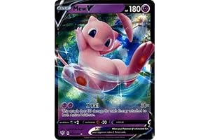 Mew V - Ultra-Rare Cute Pokémon Card