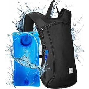 Vibe Festival Gear Hydration Pack Backpack with 2L Water Bladder for Women, Men, Teens, Kids – Hydropack Hydro Sports, Outdoor, Running, Camping, Hiking, Festivals, Raves