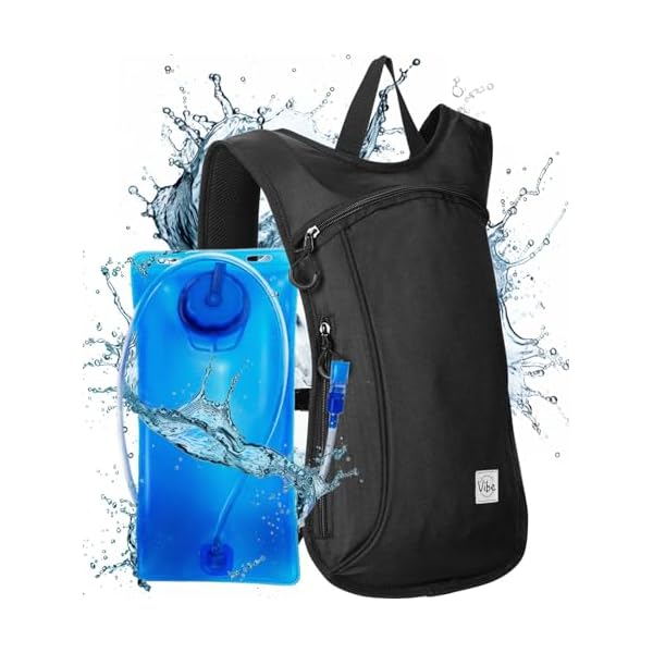 Vibe-Festival-Gear-Hydration-Pack-Backpack-with-2L-Water-Bladder-for-Women-Men-Teens-Kids-Hydropack-Hydro-Sports-Outdoor-Running-Camping-Hiking-Festivals-Raves Vibe Festival Gear Hydration Pack Backpack with 2L Water Bladder for Women, Men, Teens, Kids - Hydropack Hydro Sports, Outdoor, Running, Camping, Hiking, Festivals, Raves
