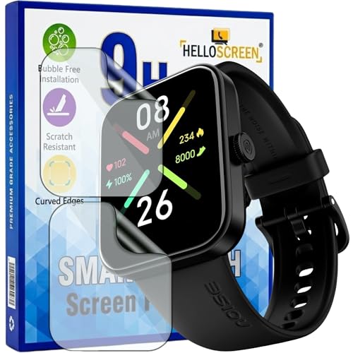 Image of 2-Pack | Screen Protector Guard for Noise Pulse Go Buzz | 1.69 inch | Smartwatch - Flexible & Ultrathin TPU Film, 9H Scratch Resistant, Bubble Free - Not Tempered Glass