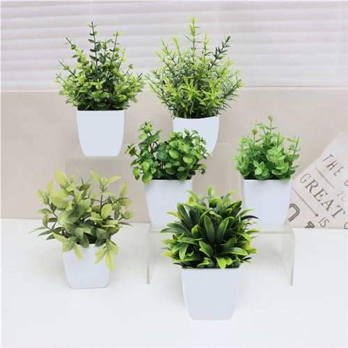 Garqitwan フェイク観葉植物 6個セット
