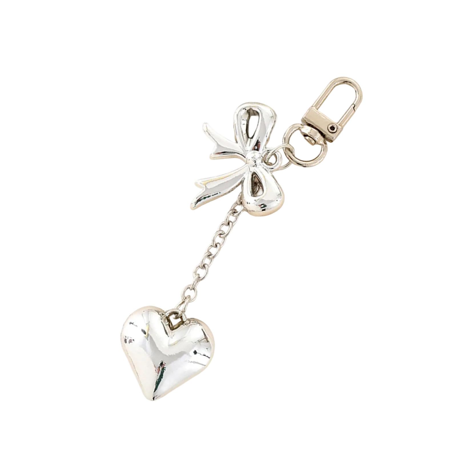 Xjdzineq Bows Keychain Charm Wallet Bag Purse Keyring Pendant Aesthetic Keychains Car Keyring Accessories Pearls Bows Keychain