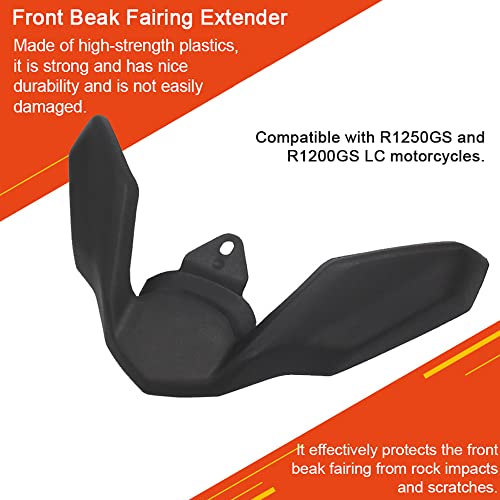 Pruie Motocicleta bico dianteiro carenagem extensão roda extensor capa modificado acessório substitu