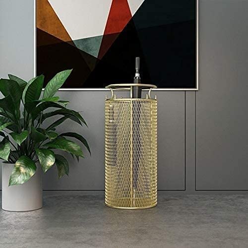 Porte-parapluie en maille dorée au design chic et élégant pour grand hôtel - 7