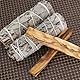 2 Weißer Salbei und 2 Palo Santo Premium Kalifornischer, 100% kontrollierte und nachhaltige Ernte, Beseitigt Negative Energien, für spirituelle und energetische Rituale