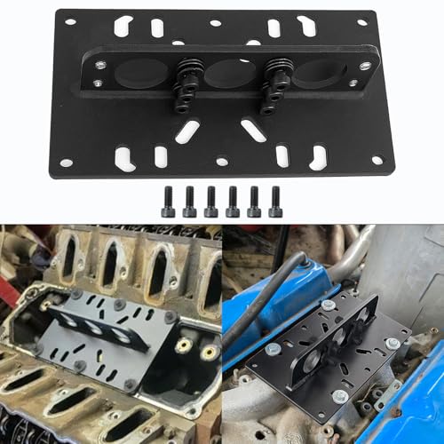 Engine Lift Plate Hoist Motor Engine Lift Bracket Carb Carburetor Hoist for Chevy LS Engine SBC BBC fit for Chevy Ford