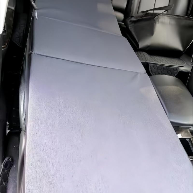 Letto Pieghevole da Campeggio per Volvo S60/S60 Cross Country, Materasso Letto Auto Non-Gonfiabile, Lettino da Campeggio Pieghevole Compatto, Sedile Posteriore Materasso da Portatile,Grey