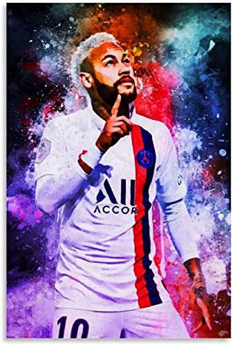 BLIJR Holz Puzzle 500 Teile Fußballspieler Neymar.JR Boutique Poster Puzzles für Erwachsene und Kinder anspruchsvoll 500 Piece 20.4x15inch(52x38cm) Kein Rahmen