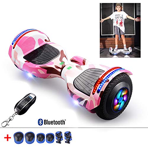 FLy Patinete Eléctrico 8 Pulgadas Self Blance Scooter Diseño Portátil Agregado con...