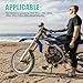 Dirt Bike Kickstand, Motorcycle Kickstand, Mini Bike Kickstand with Spring, Car Accssories Motorcycle Side Kickstand Support Fit for Dirt Pit Bike 70cc 90cc 110cc 125cc 138cc 140cc 150cc 200cc