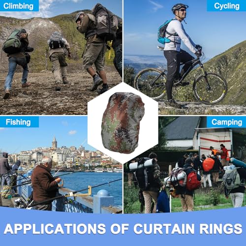 GLOKUUCA Waterproof Rucksack Rain Cover - Non-Slip Backpack Cover Hi-Visibility Storage Pouch Fits for 60-70L Bag for Biking Outdoor Traveling - XL, Digital Camo