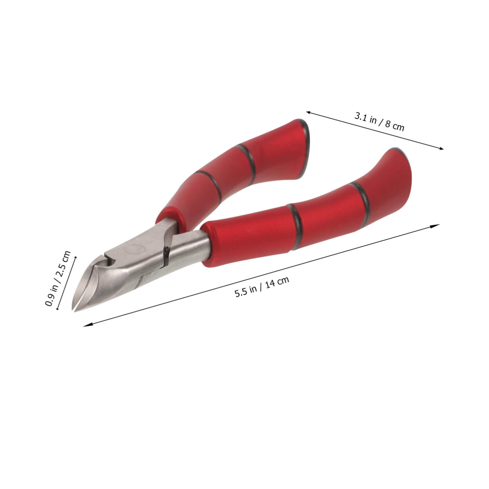 BESTYASH Portable Cuticle Nipper Tool for for Toenail and Fingernail Trimming for Home Travel Use Multi Functional Nail Care