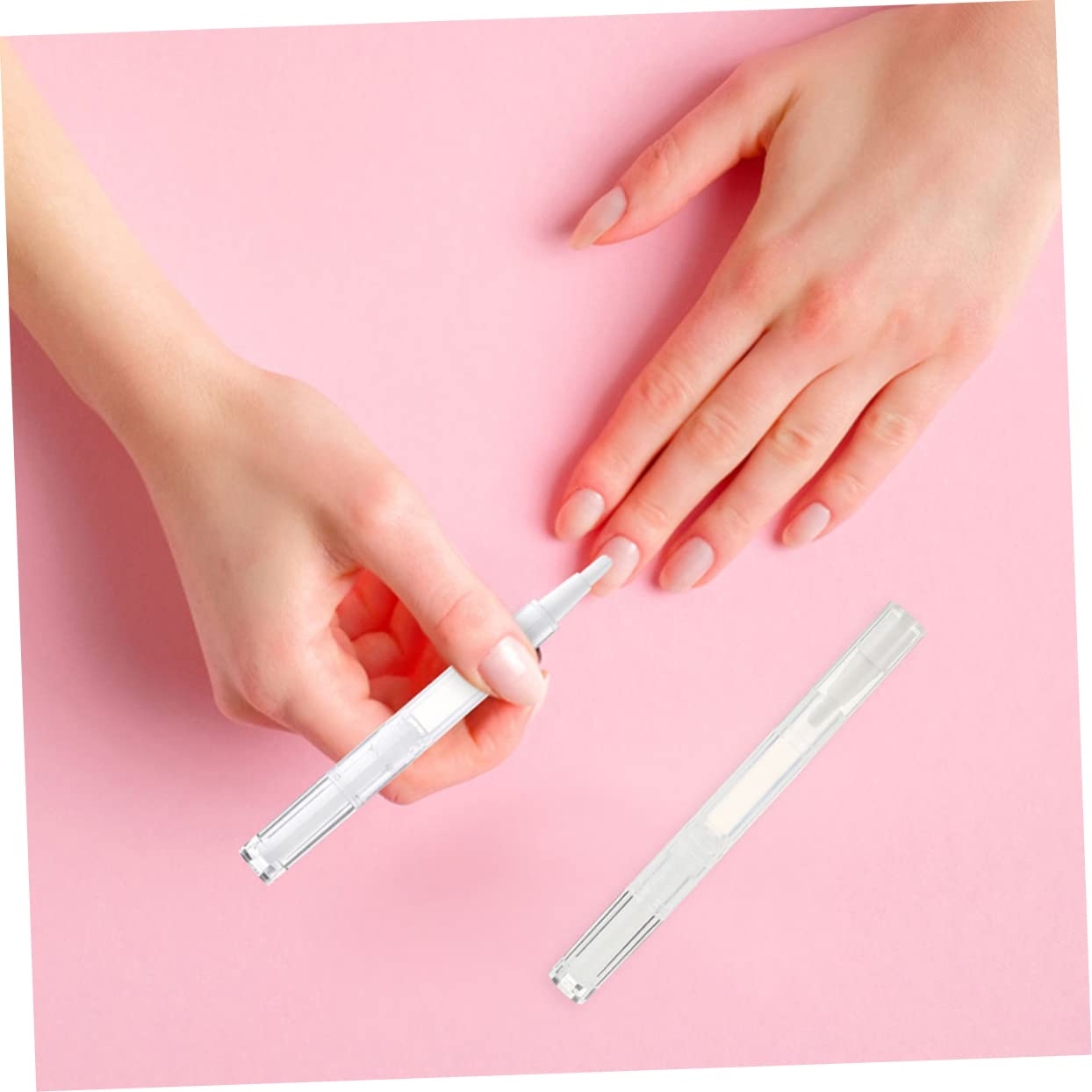 WOFASHPURET Empty Cuticle Oil Pens Refillable Nail Oil Pen Tube Portable Applicator