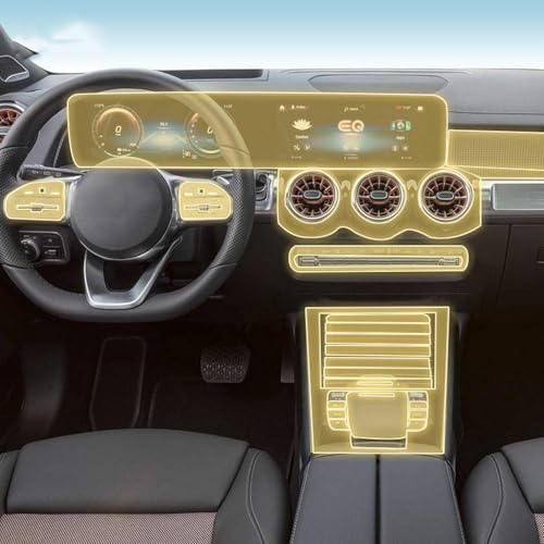 Film PPF Mercedes EQB 22-2024 de protection intérieur découpé mat