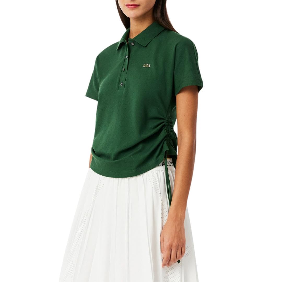 Lacoste Women's Slim Fit Adjustable Pique Polo Shirt
