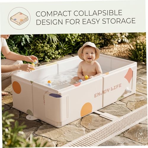 Baignoire pliable pour bébé compacte et portable avec transat intégré - 2