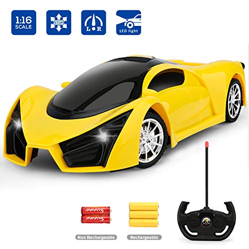 Remote Control Drift Car - 1/16 Scale High Speed Vehicle with Led Lights