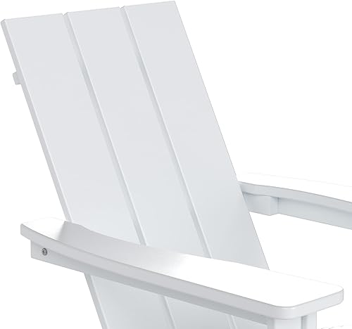 Miniatura 8 de WO Home Furniture - Mecedora de patio para exteriores, HDPE, resistente a los rayos UV, resistente a la intemperie (blanco)