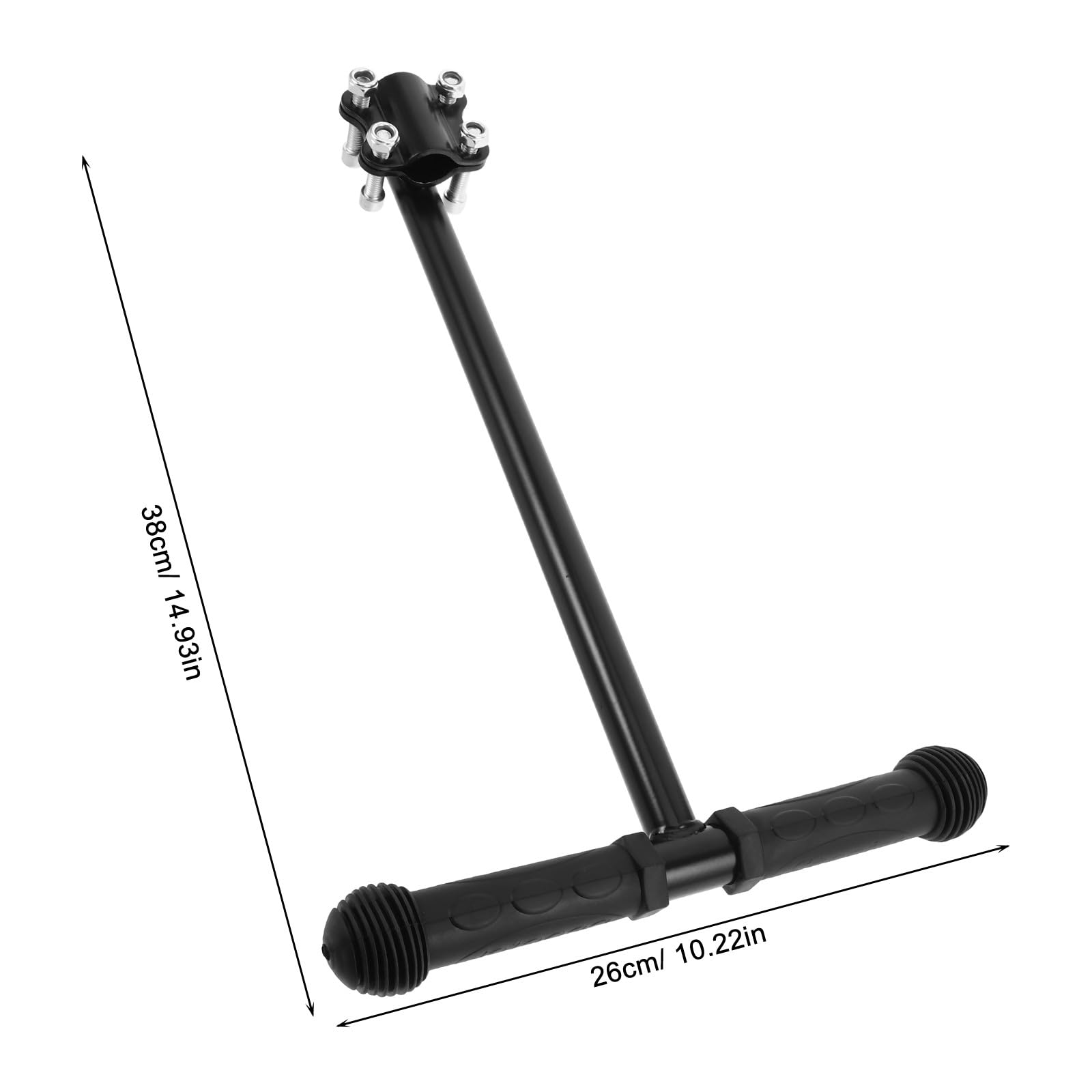 BESPORTBLE Kinderwagen Griffverlängerung aus Edelstahl 45cm Durchmesser Ergonomischer Ersatzgriff für Bollerwagen und Einkaufswagen Einfache Montage für Eltern bei Spaziergängen