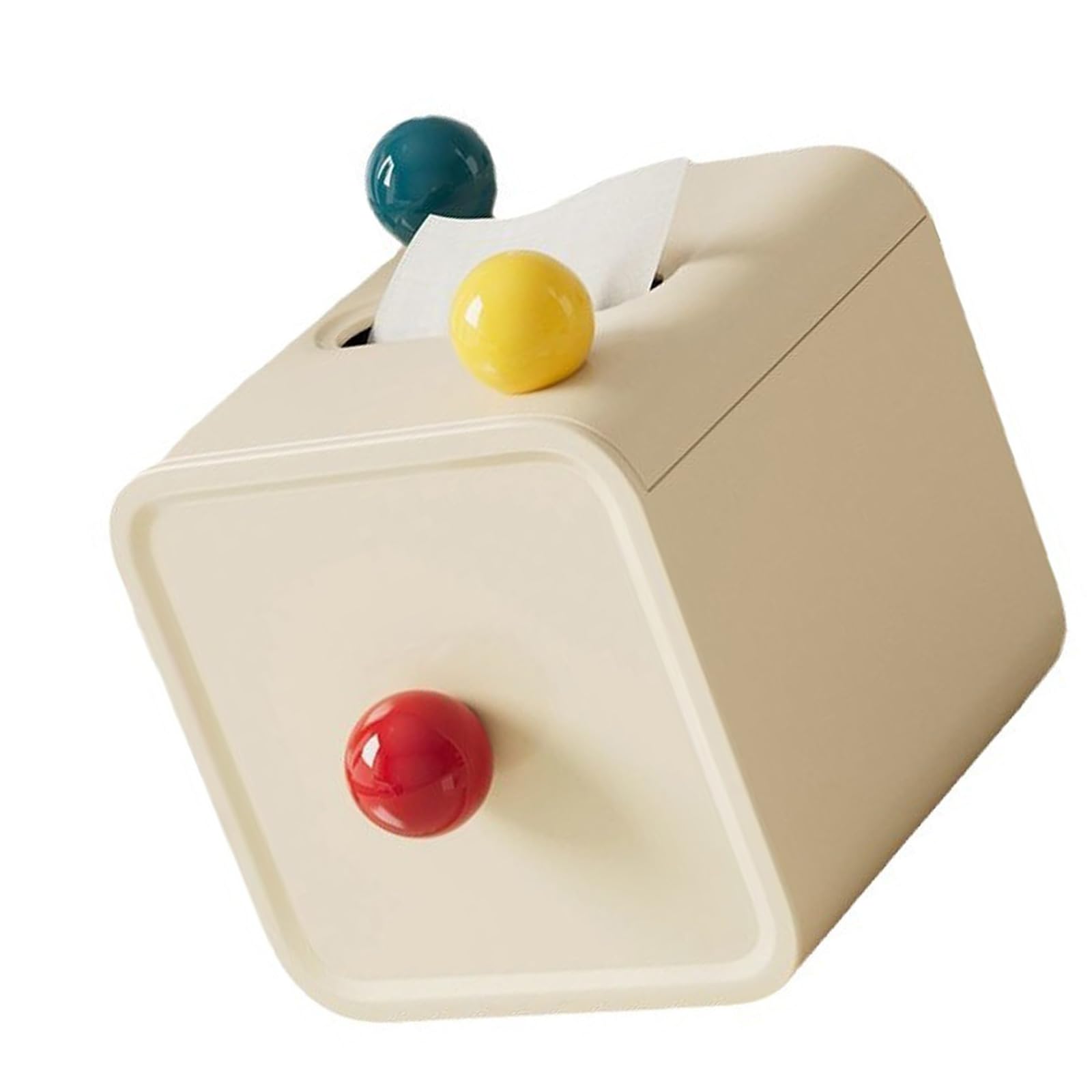 Tissue Box Covers for Bedrooms and Bathrooms Colorful Paper Roll Storage Container Napkin Dispenser Bedroom Tissue Holder