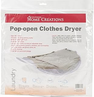 Innovative Home Creations Collapsible Sweater Dryer-30-inch x 29.5-inch White, Other, Multicoloured