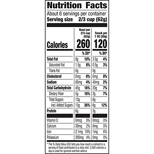 Cascadian Farm Organic Granola, Dark Chocolate Almond, 13.25 Oz (Pack Of 6) #TOP6