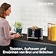 SEVERIN Automatik-Toaster, kleiner Toaster für 2 Scheiben, hochwertig , zum Toasten, Auftauen und Erwärmen, 850 W, schwarz, AT 4321