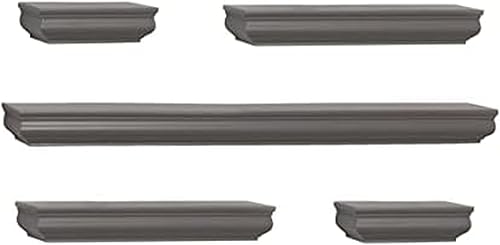 Miniatura 12 de MELANNCO Arlington Estantes flotantes de pared para dormitorio, sala de estar, guardería, juego de 2, 14 pulgadas, color blanco