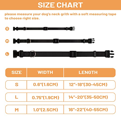 Puppydoggy Adjustable Dog Collar Black Nylon Dog Collar Martingale Collar For Dogs With Quick Release Buckle Classic Pet Collar For Small To Medium Dogs (Small 2 Pack, Black) #TOP5