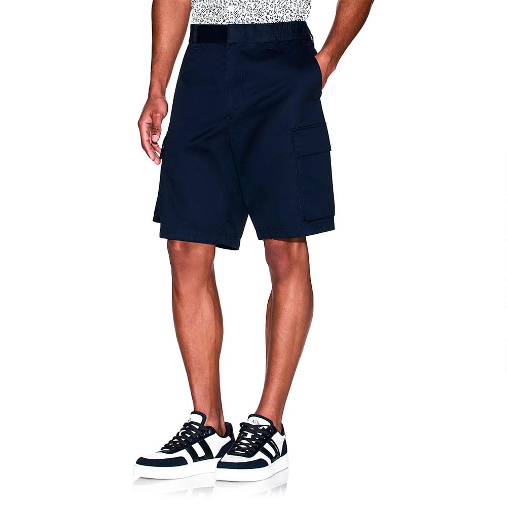 Armani Exchange Urban Style Back Logo - spodenki cargo Mężczyźni