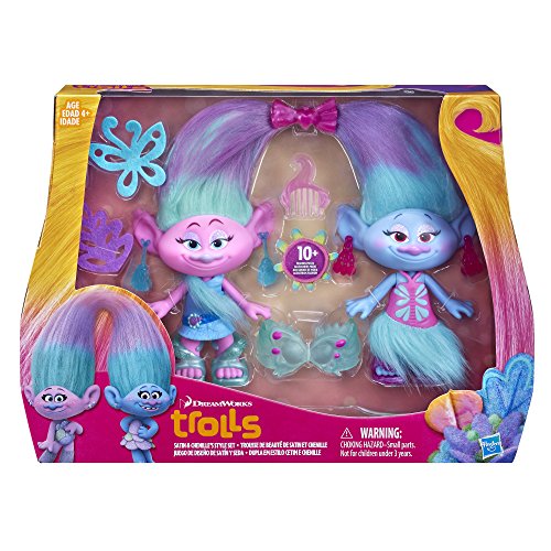 Dreamworks Trolls Satin And Chenille's Style Set #TOP1