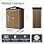 MistMo 3X5FT Outdoor Steel Storage Shed with Lockable Doors, One Window,Ideal for Garden, Backyard, Patio Storage,Brown