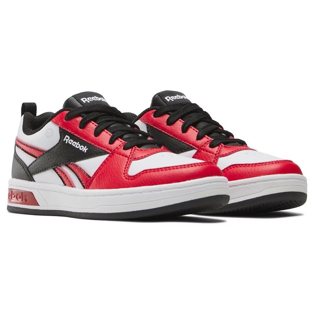 Reebok Boy's Royal Prime Step N' Flash Sneaker, Vector Red/White/Black, 6.5 little kid