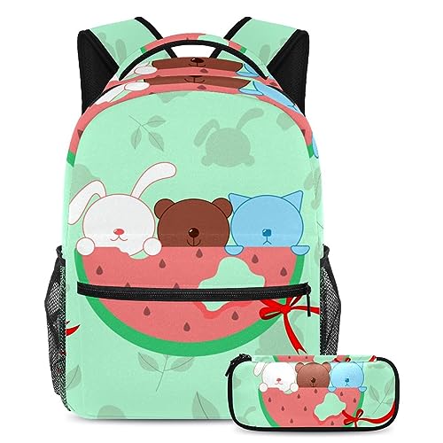 Sac à dos avec trousse pour adolescents évitant le désordre scolaire