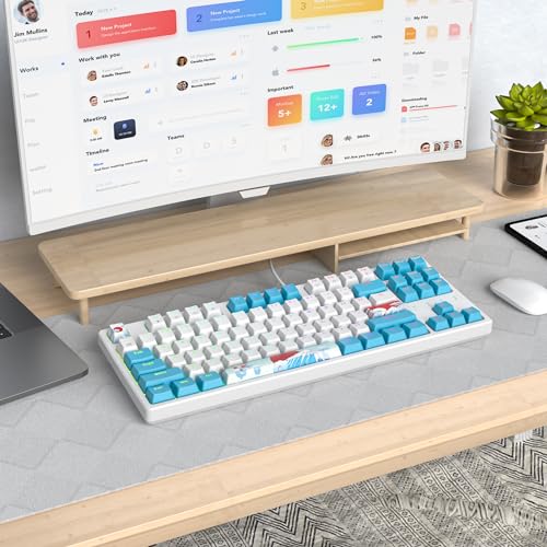 Clavier de jeu mécanique TKL compact pour libérer de l'espace de souris - 7