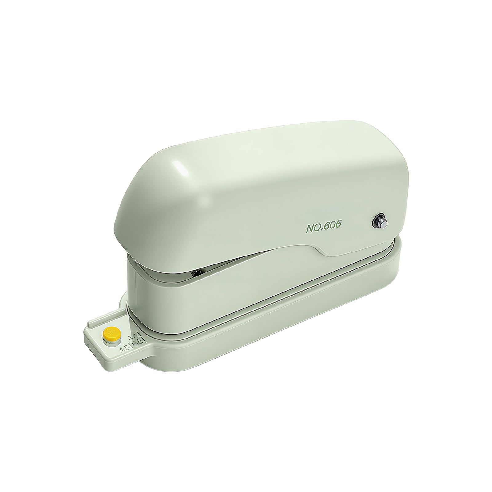 BWANGIAO Six Hole Puncher Paper Punchers with Ruler Guide, Manual Page Hole Maker for Journals, Binders and Notes Setup