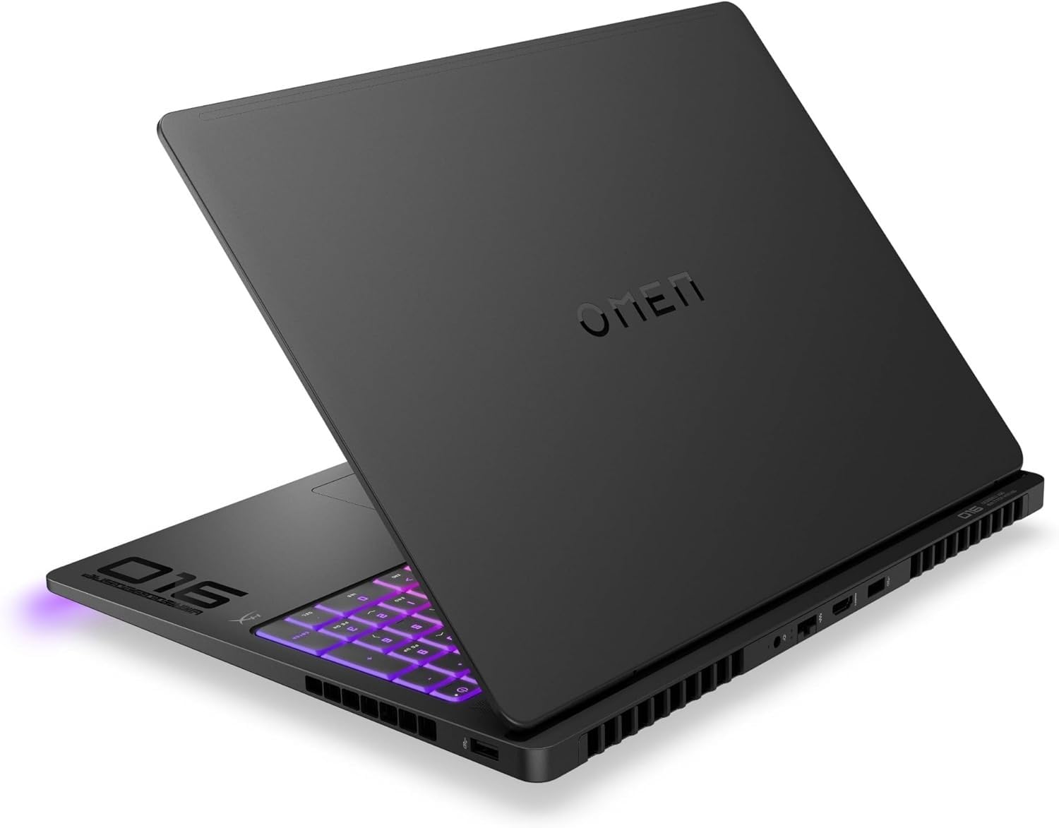 HP HyperX Omen 16-ah0005sf Ordinateur Portable Gaming 16" 2.5K OLED, PC Portable Gamer (Intel Core Ultra 9-275HX, RAM 32 Go, SSD 1024 Go, RTX 5080 16GB VRAM, Windows 11), Laptop Noir, AZERTY