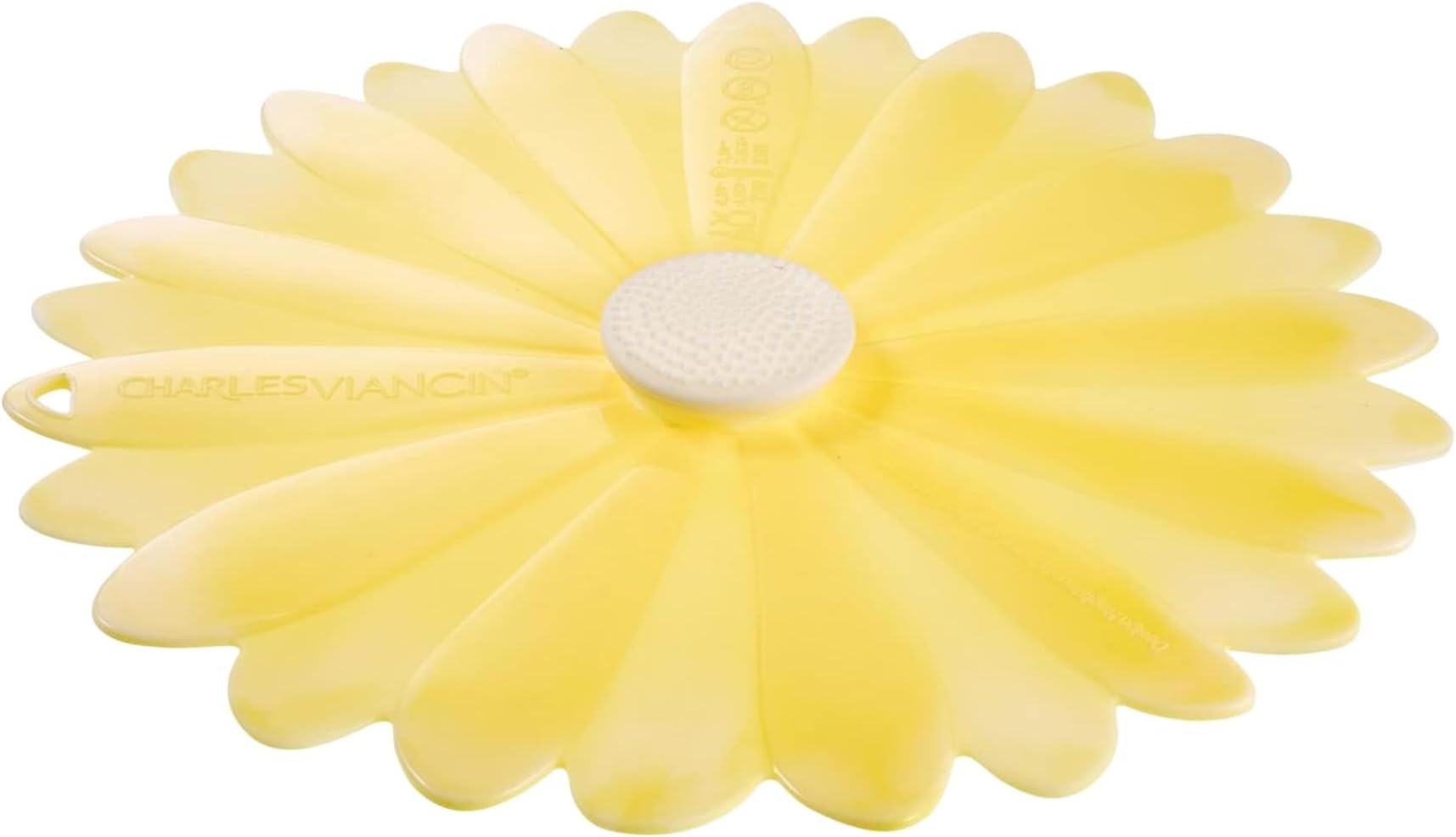 Charles Viancin 6 Inch Yellow Daisy Silicone Lid 2514