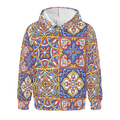 Llama Unicorn Rainbow Youth Hoodie Sweatshirt