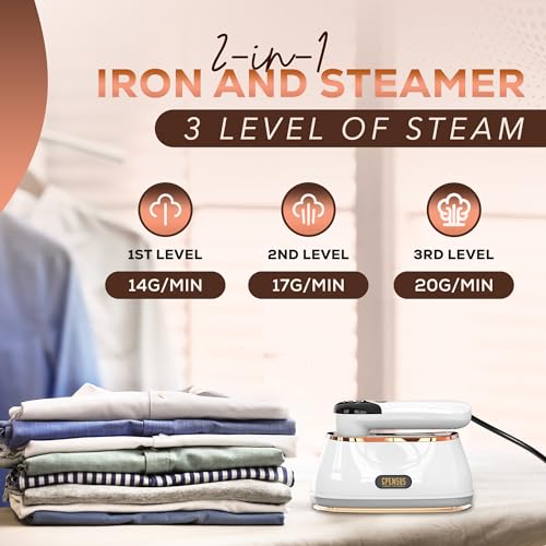 CPENSUS Mini Steam Iron 1200W 180ml - Image 7