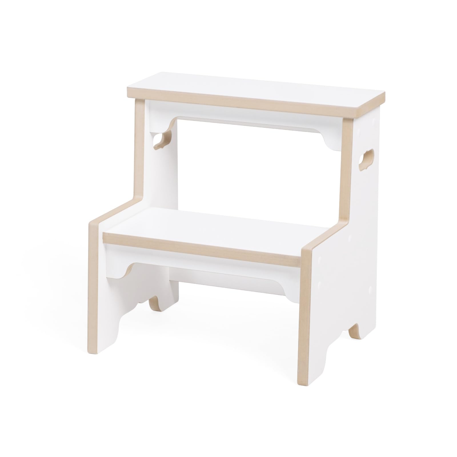 Marchepied enfant stable bois blanc bas de lavabo MISIOO