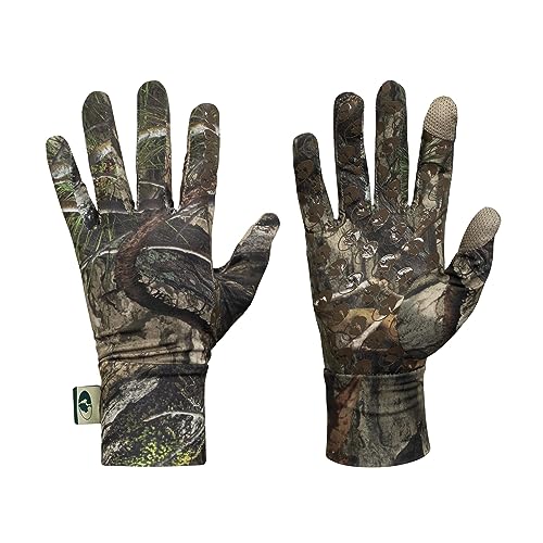 Mossy Oak Lightweight Youth Hunting Gloves for Kids