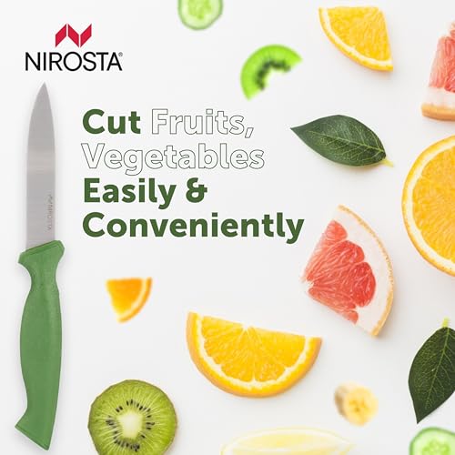 Image of Fackelmann Nirosta Klasse Kitchen Knife 21.8cm High Carbon Stainless Steel with Superior Sharpness Ideal for Cutting, Chopping, Slicing - A Versatile Culinary Tool