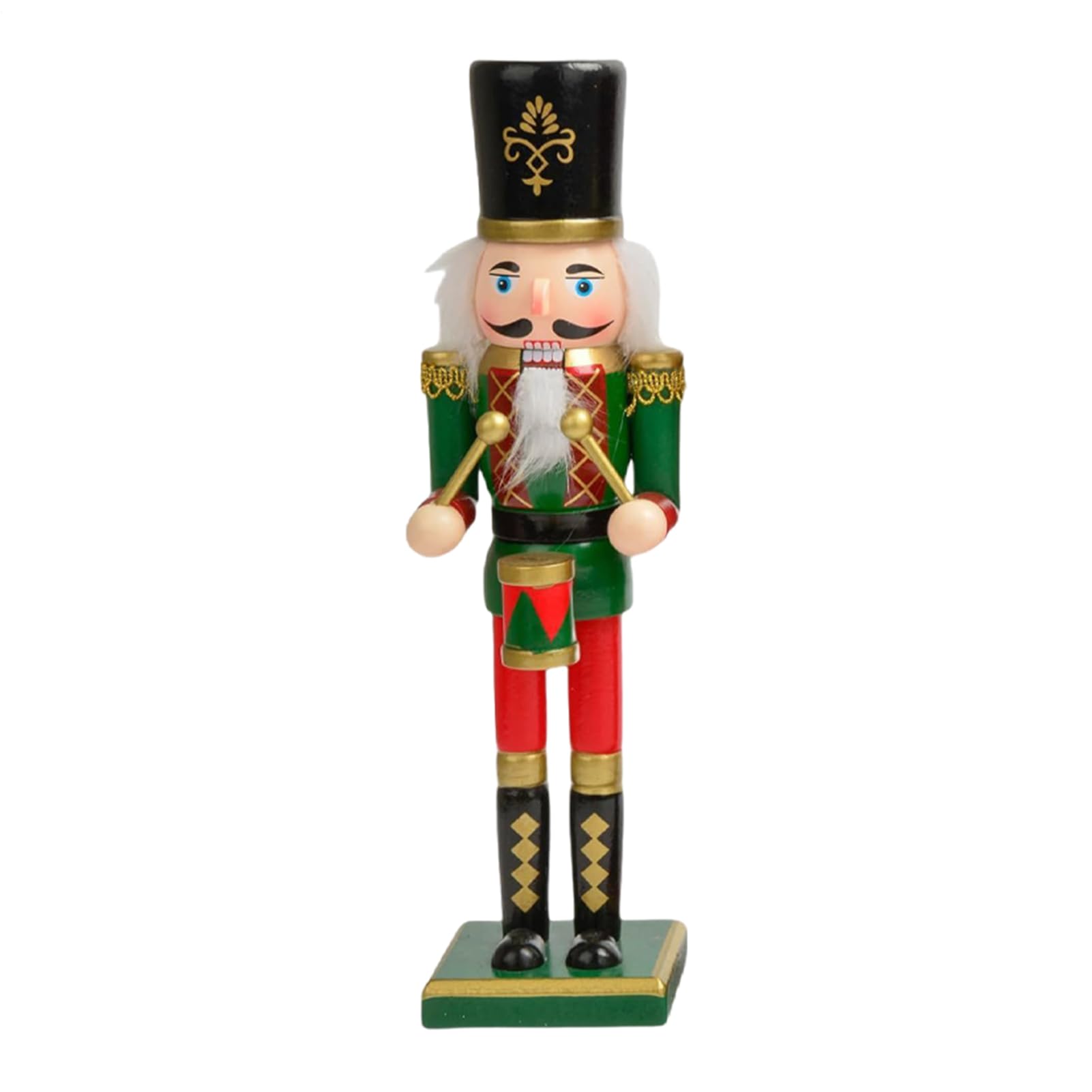 Casse-noisette de Noël décoration maison intérieur extérieur figurine bois pour fête cheminée foyer